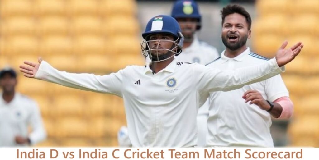 India D vs India C Cricket Team Match Scorecard
