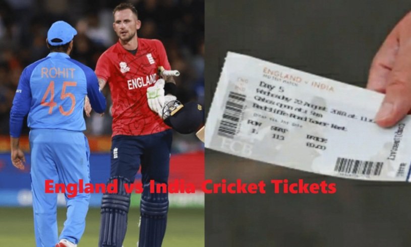 England vs India Cricket Tickets