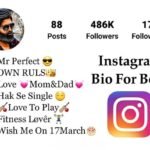 Instagram Bio for Boys