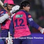 Rajasthan Royals vs Gujarat Titans Timeline
