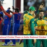 South Africa National Cricket Team vs India National Cricket Team Timeline