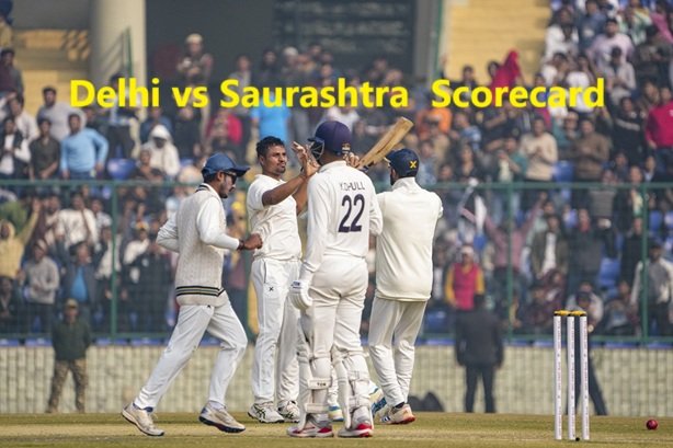 Delhi Cricket Team vs Saurashtra Cricket Team Match Scorecard