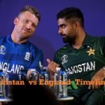 Pakistan National Cricket Team vs England Cricket Team Timeline