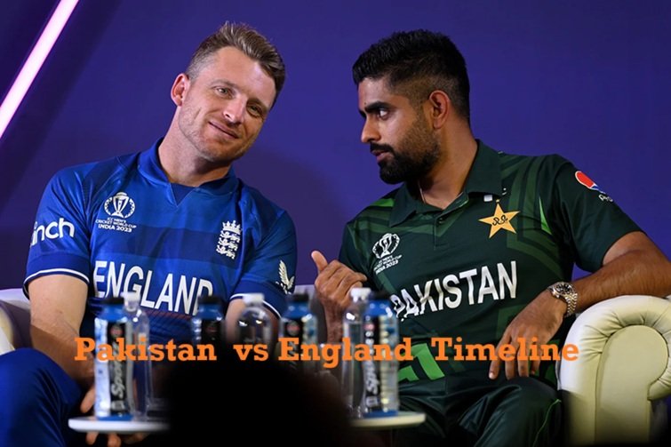 Pakistan National Cricket Team vs England Cricket Team Timeline