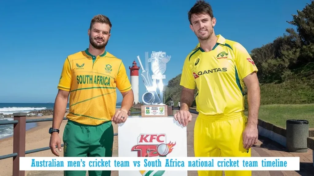 Australian men’s cricket team vs South Africa national cricket team timeline