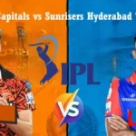 Delhi Capitals vs Sunrisers Hyderabad Timeline