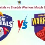 Dubai Capitals vs Sharjah Warriors Match Scorecard