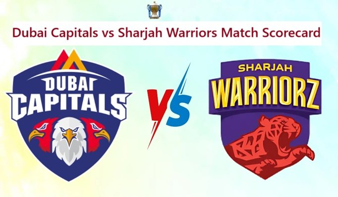 Dubai Capitals vs Sharjah Warriors Match Scorecard