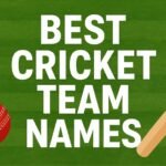 Best Cricket Team Names