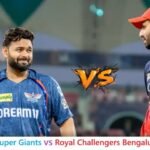 Lucknow Super Giants vs Royal Challengers Bengaluru Timeline