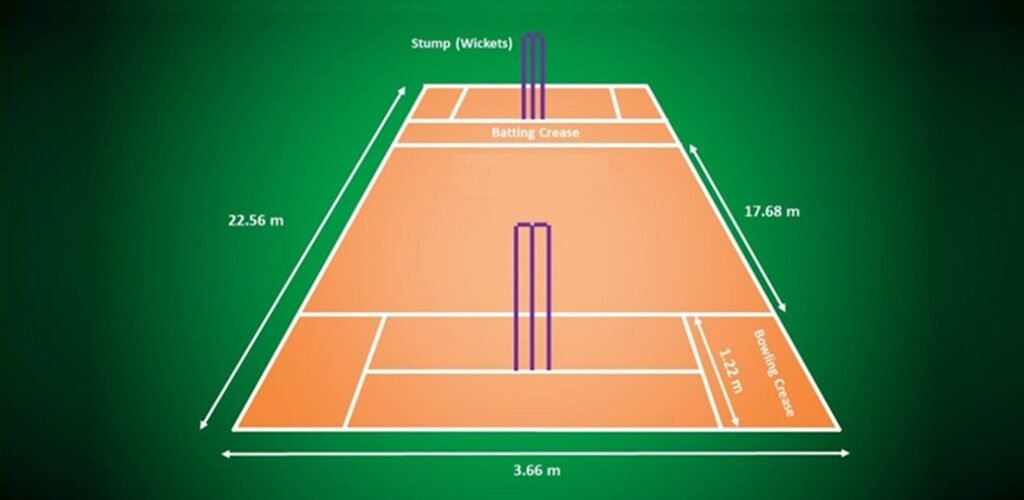 Cricket Pitch Length in Feet